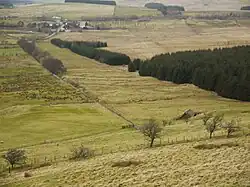 Disused rifle-range beneath Great Mell Fell