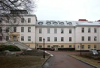 The original hospital building, Hornska huset&nbsp;[sv], purchased 1749
