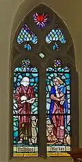 Left altar window