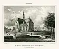 Drawing of the church, 1834
