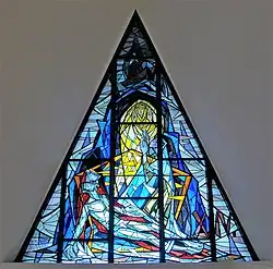 Stained glass window: Station 14