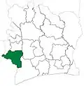 Guiglo Department upon its creation in 1969. It kept these boundaries until 1988, but other departments began to be divided in 1974.