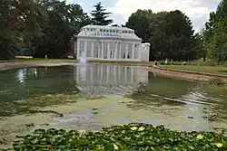 The Orangery from the Horseshoe Pond after restoration