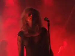 Gunnhild Sundli at Rock mot rus at Andøya, 2005