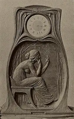bronze clock