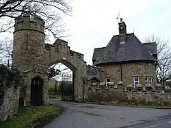 Gatehouse at Gyrn Castle
