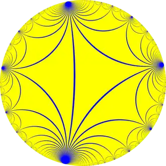 Infinite-order triangular tiling