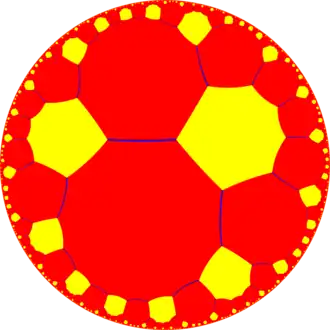 Truncated order-7 heptagonal tiling