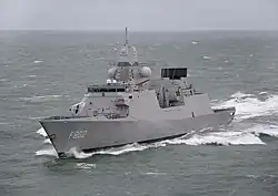 De Zeven Provinciën at the North Sea during the 2014 Nuclear Security Summit