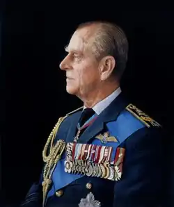 Richard Stone, His Royal Highness The Prince Philip, Duke of Edinburgh, 2002. Oil on canvas.