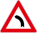 A05 Curve to the left