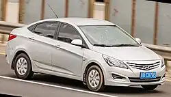 Hyundai Verna sedan (RC; facelift, China)