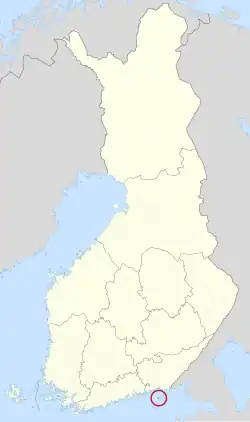 Location of Haapasaari in Finland
