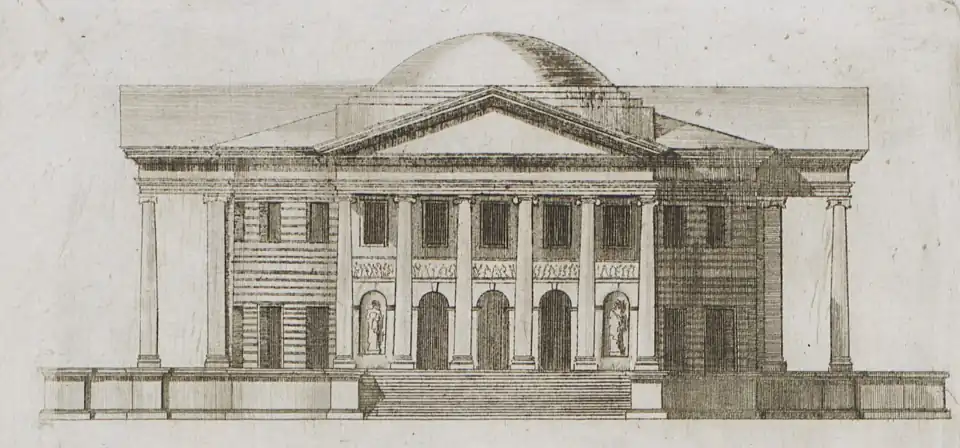 Design by Olof Tempelman inspired by the Villa Rotunda