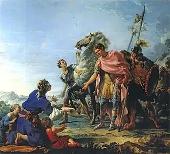 The Justice of Trajan by Noël Hallé