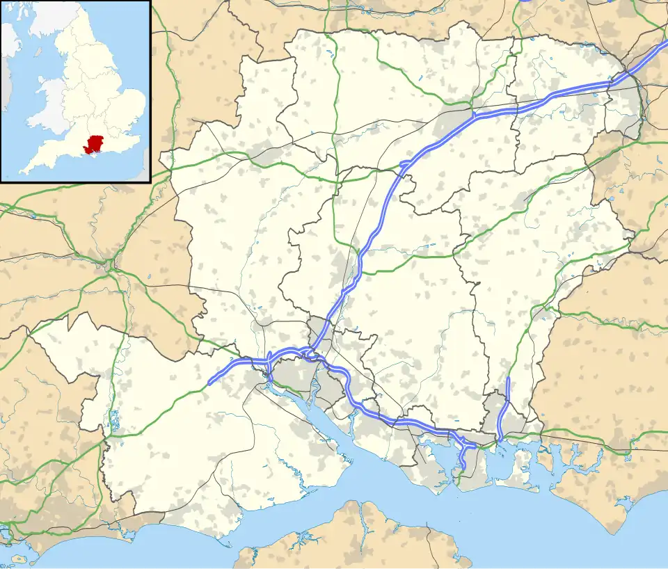 Minstead is located in Hampshire