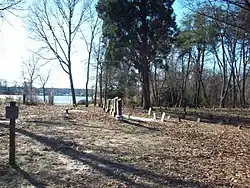 Hancock's Resolution, Cemetery, December 2009