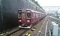Hankyu 8000 series on a Limited Express service