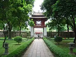 The Temple of Literature in Hanoi