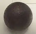 Six pound cannon ball