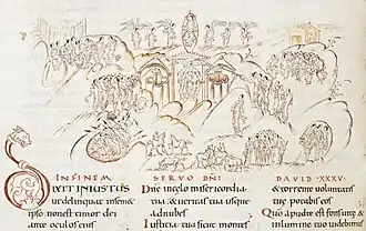 11th Cent Anglo Saxon Illuminated Manuscript.