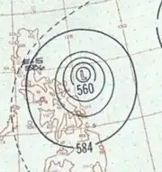 Surface Analysis of Typhoon Harriet