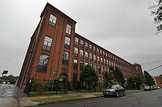 The historic Underwood Computing Machine Company Factory in Parkville