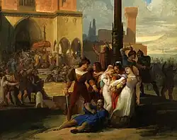 Sicilian Vespers scene 1 (1821–22)