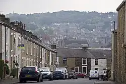 Accrington, the largest town and administrative centre of Hyndburn