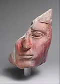 Head from a statue of Amenhotep I, now at the Metropolitan Museum of Art, New York
