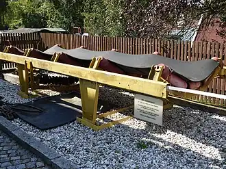 Belt conveyor from an open-pit lignite mine in Bavaria