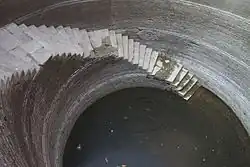 Helical Stepped well (With 50 feet space around at pathway 10 feet wide to nearest road)