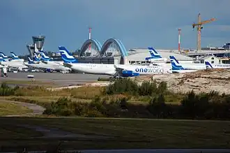 Helsinki Airport, apron view