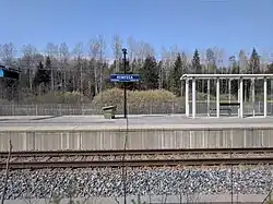 Station and sign