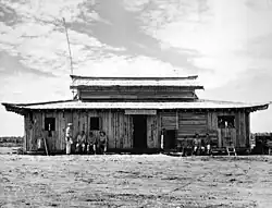 The Pagoda where LtCol Bayler maintained his watch prior to enemy air raids.