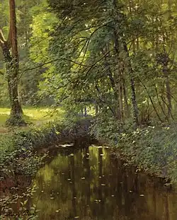 Henri Biva, La Rivère, oil on canvas, 61.5 x 50.5&nbsp;cm