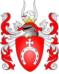 Coat of Arms of Pobóg used by Jan Taszka Koniecpolski in 1435