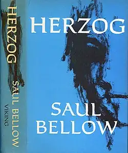 Dust jacket for Saul Bellow's 1964 book Herzog