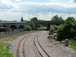 Completed double junction at Hessle Road, Hull