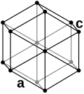 Hexagonal crystal structure for nitrogen