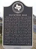 Historical Marker ~ Old Scyene Road