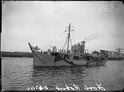 James Bentole (as HMT Fort Robert) underway