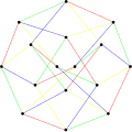 The chromatic index of the Hoffman graph is 4.