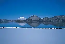 Lake Toya in winter