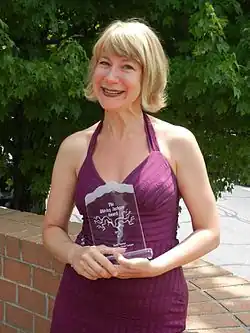 Holman at Shirley Jackson Award, April 2012