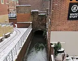Culvert on Holy Brook running south-westwards from SU71441/73234 to 71327/73133