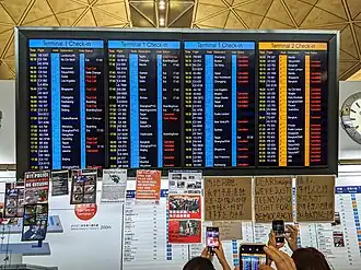 Flights cancelled due to protest events