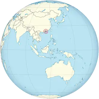 Location of Hong Kong (1841–1997)