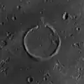 Lunar Orbiter 4 image of Hortensius E