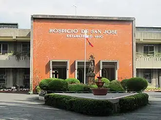 Façade of the Hospicio de San Jose
